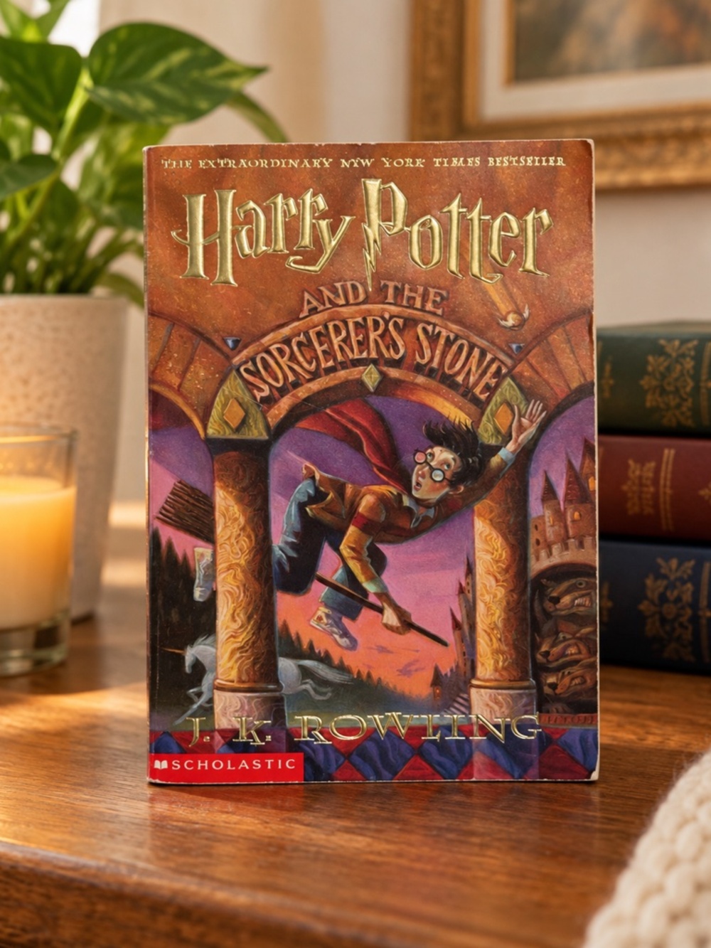 Harry Potter Sorcerer’s Stone 1999 1st Scholastic Trade Paperback 1st Printing
